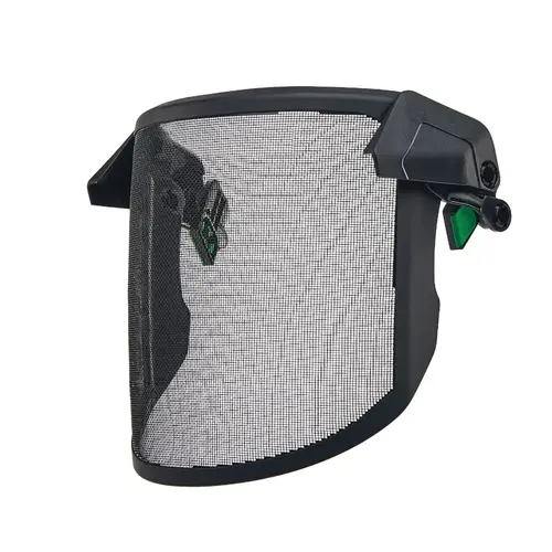 MESH/Forestry Faceshield, V-Gard H1, Scratch-Resistant, Black, 11.299 in L, 9.528 in H MESH/Forestry Faceshield, V-Gard H1, Scratch-Resistant, Black, 11.299 in L, 9.528 in H