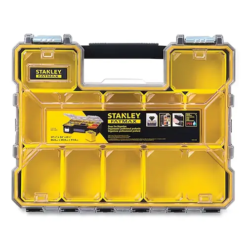 FATMAX Pro Organizer, 17-3/8 in L, Clear/Black/Yellow - pack of 3 FATMAX Pro Organizer, 17-3/8 in L, Clear/Black/Yellow - pack of 3
