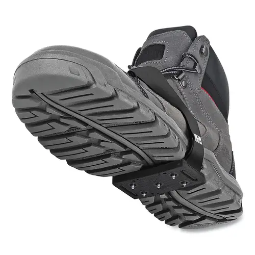 Mid-Sole Ice Cleat, One Size, Polymer Blend, Black, Low Profile Pair