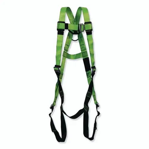 Contractor Harness, Back D-Ring, Universal Size, Quick Connect Chest and Legs Contractor Harness, Back D-Ring, Universal Size, Quick Connect Chest and Legs