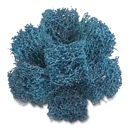 Buff and Blend Cross Buff HS, 3/4 in dia, Aluminum Oxide, Medium Blue - pack of 50