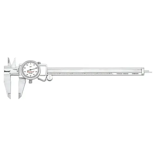 3202 Series Dial Caliper, 0 in-8 in, Stainless Steel Satin Chrome 3202 Series Dial Caliper, 0 in-8 in, Stainless Steel Satin Chrome