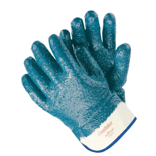 Predator Nitrile Coated Gloves, Extra Rough Finish, Large, Blue Pair Predator Nitrile Coated Gloves, Extra Rough Finish, Large, Blue Pair