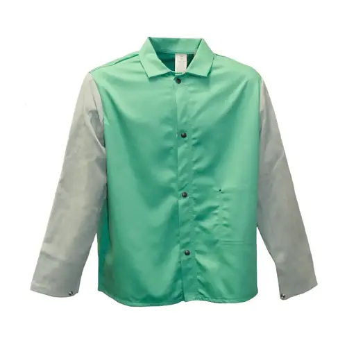 Flame Resistant Jacket, 3X-Large, Cotton Blend, Green