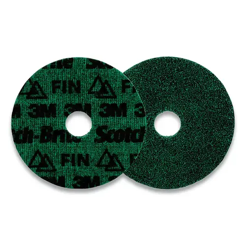 Scotch-Brite  Precision Surface Conditioning Disc, 4-1/2 in dia x 7/8 in, 13300 RPM, Hook-and-Loop, FN, 50 EA/CA Green