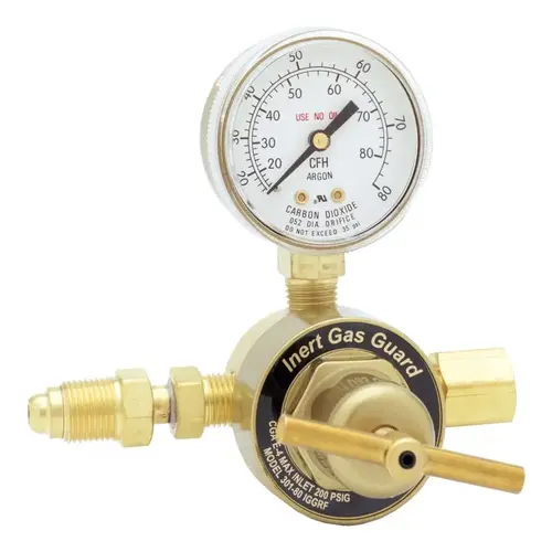 301 Inert Gas Guard Regulators, Argon, Carbon Dioxide, 0 - 80 scfh, 4,000 psig 301 Inert Gas Guard Regulators, Argon, Carbon Dioxide, 0 - 80 scfh, 4,000 psig