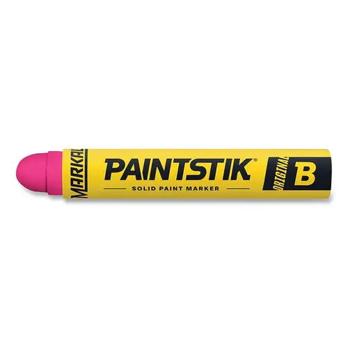 Paintstik Original B Solid Paint Marker, 11/16 in dia, 4-3/4 in L, Fluorescent Pink Paintstik Original B Solid Paint Marker, 11/16 in dia, 4-3/4 in L, Fluorescent Pink