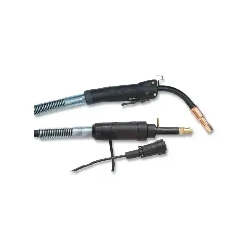 MIG Gun For Tweco Consumables, 250 A, 15 ft, Lincoln Connector, 0.035 in to 0.045 in Wire MIG Gun For Tweco Consumables, 250 A, 15 ft, Lincoln Connector, 0.035 in to 0.045 in Wire