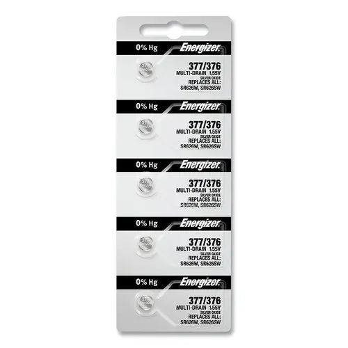 Button & Coin Cell Battery: Size 377 & 376, Silver Oxide Button & Coin Cell Battery: Size 377 & 376, Silver Oxide