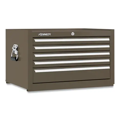 K Series 29 in 5-Drawer Mechanics' Top Chest, 29 in W x 20 in D x 16-1/2 in H, 4,872 in , Brown Wrinkle K Series 29 in 5-Drawer Mechanics' Top Chest, 29 in W x 20 in D x 16-1/2 in H, 4,872 in , Brown Wrinkle