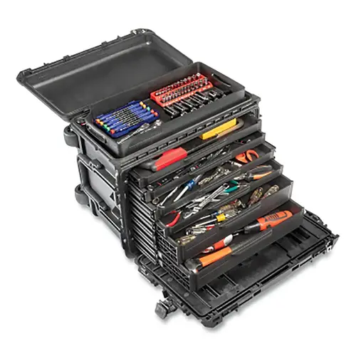 0450 TOOL BOX W/LINER, 6DRAWER, BLK 0450 TOOL BOX W/LINER, 6DRAWER, BLK