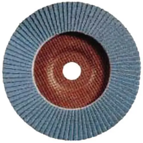 Type 27 POLIFAN SG Flap Discs, 4-1/2 in, 40 Grit, 7/8 Arbor, 13,300 RPM, Zirconia - pack of 10 Type 27 POLIFAN SG Flap Discs, 4-1/2 in, 40 Grit, 7/8 Arbor, 13,300 RPM, Zirconia - pack of 10