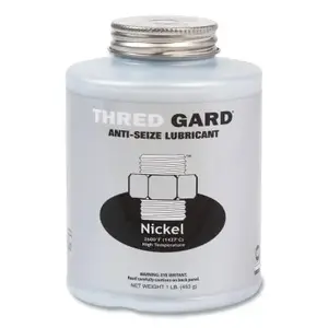 THRED GARD NG16 Nickel-Based Anti-Seize and Lubricating Compound, 1 lb, Brush Top Container Gray Metallic - pack of 12