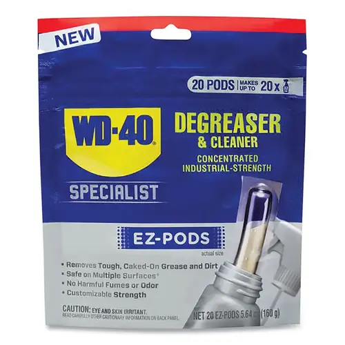Specialist Degreaser and Cleaner EZ-Pod, 20 Count, Unscented Clear - pack of 6 Specialist Degreaser and Cleaner EZ-Pod, 20 Count, Unscented Clear - pack of 6