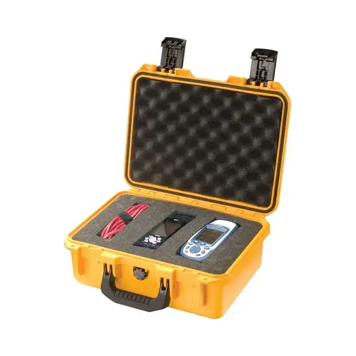 IM2100 Storm Cases, 0.42cu ft, 13 in x 9.2 in x 6 in, Yellow - pack of 4