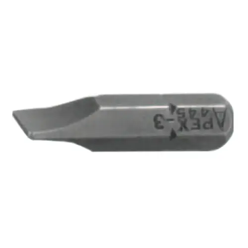 1/4" x 0.042" Blade, 1/4" Drive Slotted Screwdriver Bit 1/4" x 0.042" Blade, 1/4" Drive Slotted Screwdriver Bit