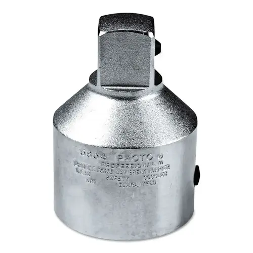 Square Drive Adapters, 1" (female square); 3/4" (male square) drive, 2 7/8 Square Drive Adapters, 1" (female square); 3/4" (male square) drive, 2 7/8