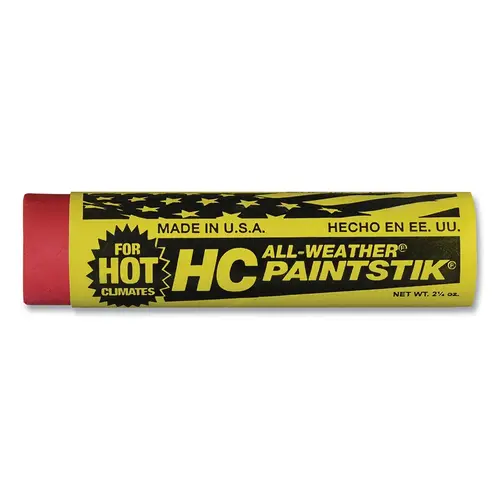 HC Paintstik Livestock Marker, 1 in dia, 4 in L, Red - pack of 12