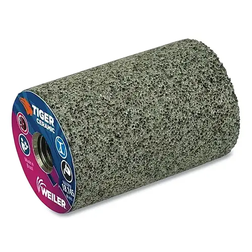 Tiger  Grinding Cone, 2 in dia x 3 in Thick x 5/8 in-11 Arbor, 20 Grit, Ceramic Alumina, Type 18, 12 EA/BX Brown - pack of 12