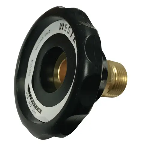 Regulator Inlet Nut, Argon/Helium/Nitrogen, Plastic, CGA-580 Black Regulator Inlet Nut, Argon/Helium/Nitrogen, Plastic, CGA-580 Black