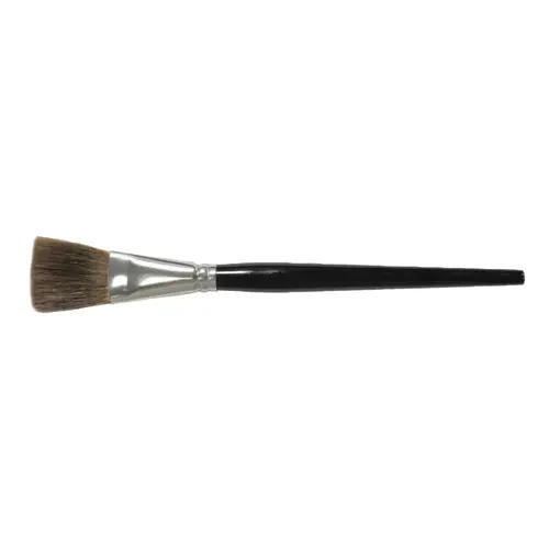 Flat Marking Brush, 3/4 in Wide, Ox Hair, 1-1/4 in Trim Black - pack of 1728 Flat Marking Brush, 3/4 in Wide, Ox Hair, 1-1/4 in Trim Black - pack of 1728