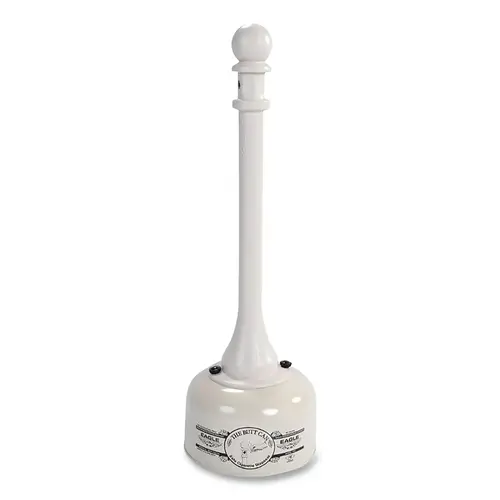 Butt Can, 2 gal, 11 in dia, 35 in H, Galvanized Steel, Poly Tube, Beige Butt Can, 2 gal, 11 in dia, 35 in H, Galvanized Steel, Poly Tube, Beige