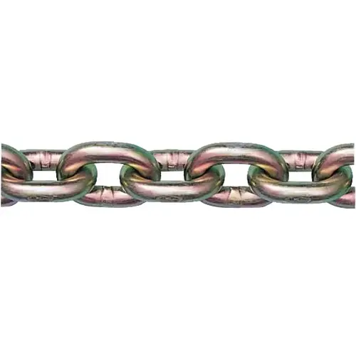 Grade 70 Transport Chains, Size 1/4 in, 3,150 lb Limit, Yellow Dichromate Grade 70 Transport Chains, Size 1/4 in, 3,150 lb Limit, Yellow Dichromate