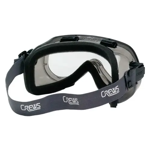 Verdict Goggles, Clear/Gray, Scratch Resistant, Foam Lining, Elastic Strap Verdict Goggles, Clear/Gray, Scratch Resistant, Foam Lining, Elastic Strap