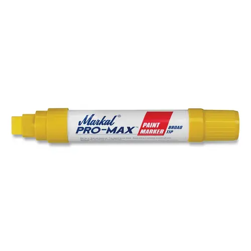 PRO-MAX Paint Marker, Yellow, Jumbo Tip, Chisel PRO-MAX Paint Marker, Yellow, Jumbo Tip, Chisel