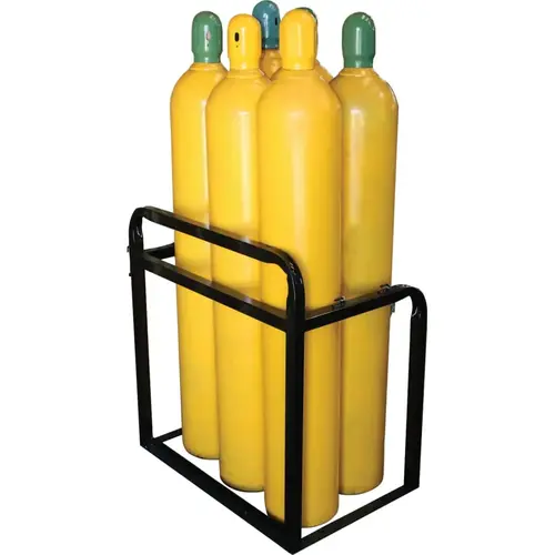 Cylinder Racks, Holds 6 Cylinders Black
