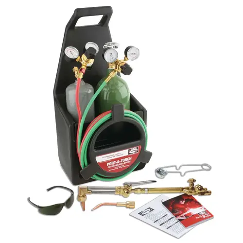 V-Series Port-A-Torch Deluxe Medium-Duty Outfit Kits with Cylinders V-Series Port-A-Torch Deluxe Medium-Duty Outfit Kits with Cylinders