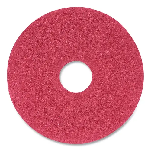 Buffing Floor Pad, 13 in dia, Red - pack of 5 Buffing Floor Pad, 13 in dia, Red - pack of 5