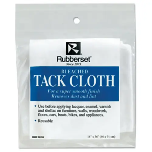 Tack Cloth, 18 in W x 36 in L, Cotton White - pack of 200 Tack Cloth, 18 in W x 36 in L, Cotton White - pack of 200