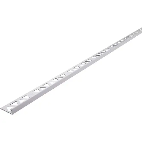 3/8 In. x 96 In. Bright Clear Aluminum Tile Edge
