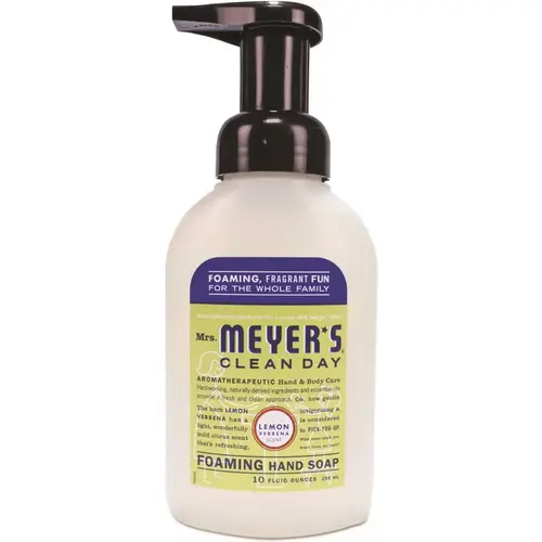 Mrs. Meyer'S Foaming Hand Soap, Lemon Verbena, 10 Oz, Case Of 6 Mrs. Meyer'S Foaming Hand Soap, Lemon Verbena, 10 Oz, Case Of 6