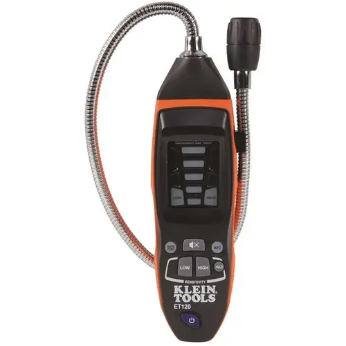 Audible, Visual Alarm, LED Display, Combustible Gas Leak Detector