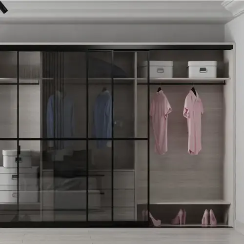 BRIDGE 500 KIT for Aluminum Framed Sliding Doors Black (90)