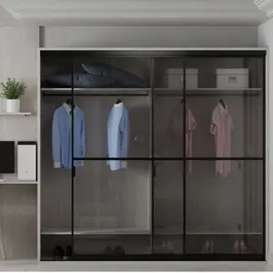 Pozzi 89K4072DR290 BRIDGE 500 KIT for Aluminum Framed Sliding Doors Black (90)