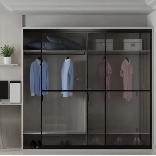 BRIDGE 500 KIT for Aluminum Framed Sliding Doors Black (90)