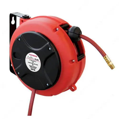 Rolair with Flex Hybrid PVC Hose - 1/4 in. x 27 ft. x 1/4 in. (M) NPT