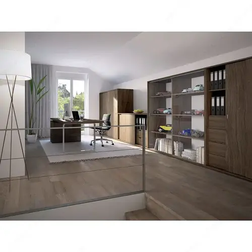 HAWA Clipo 36 GPK IS Bypassing Sliding System for Inset Glass Cabinet Doors