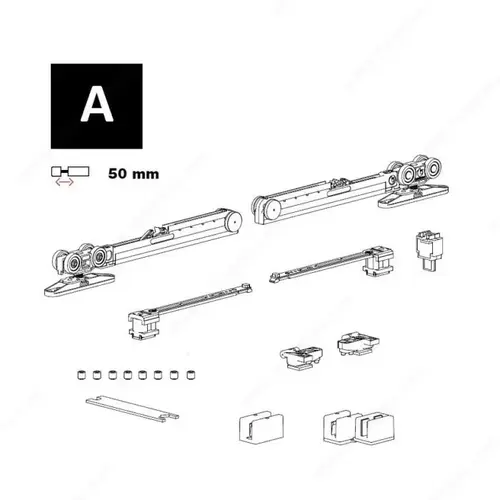 VETRO 40 DRAG Hardware Sets