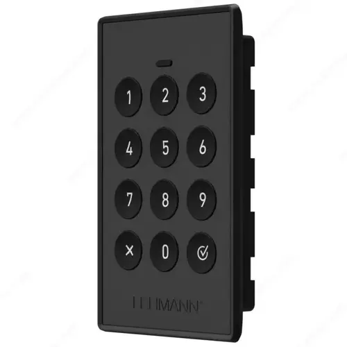 Electronic lock with digital keypad 2.0 Black