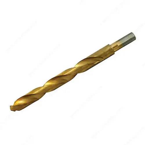Titanium Nitride Coated Drill Bit with Reduced Shank - pack of 4 Titanium Nitride Coated Drill Bit with Reduced Shank - pack of 4