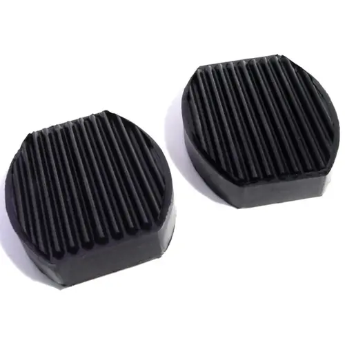 Clutch and Brake Pedal Pads. 2-5/16" wide X 2-3/4" long Pair Clutch and Brake Pedal Pads. 2-5/16" wide X 2-3/4" long Pair