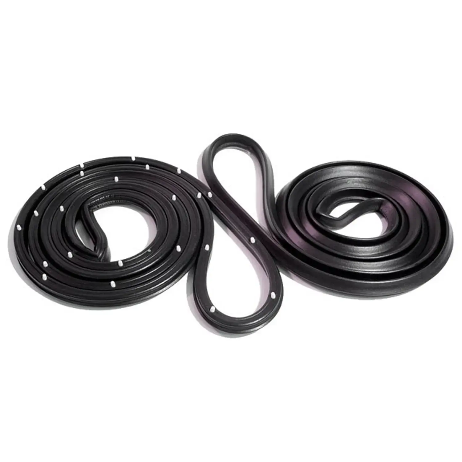 SUPERsoft Molded Door Seals with Clips. For 2-door sedans Pair LM 12-S