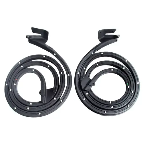 Front Door Seals, for 4-Door Hardtops. 76" Long Pair Front Door Seals, for 4-Door Hardtops. 76" Long Pair
