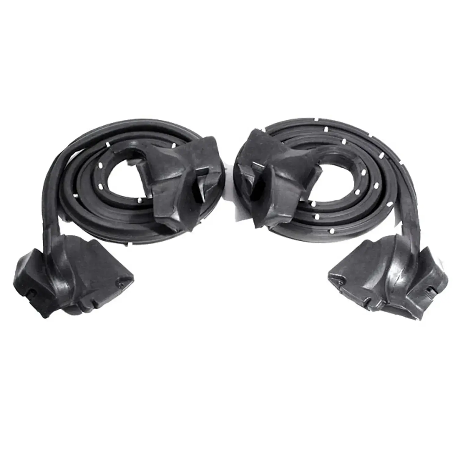 SUPERsoft Front Door Seals. Made with molded ends and installed clips Pair LM 18-R