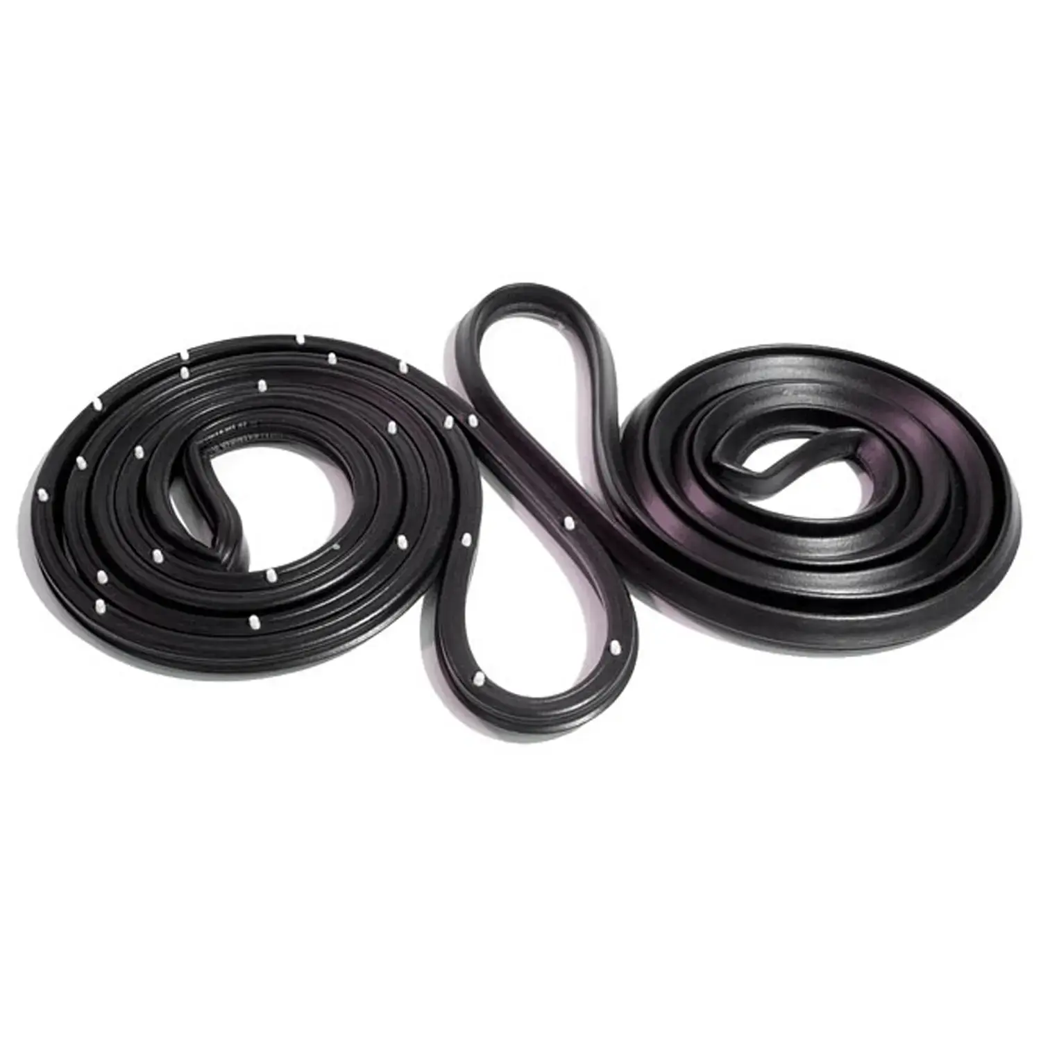 SUPERsoft Rear Molded Door Seals with Clips. For 4-Door Sedan Only Pair LM 21-F/R