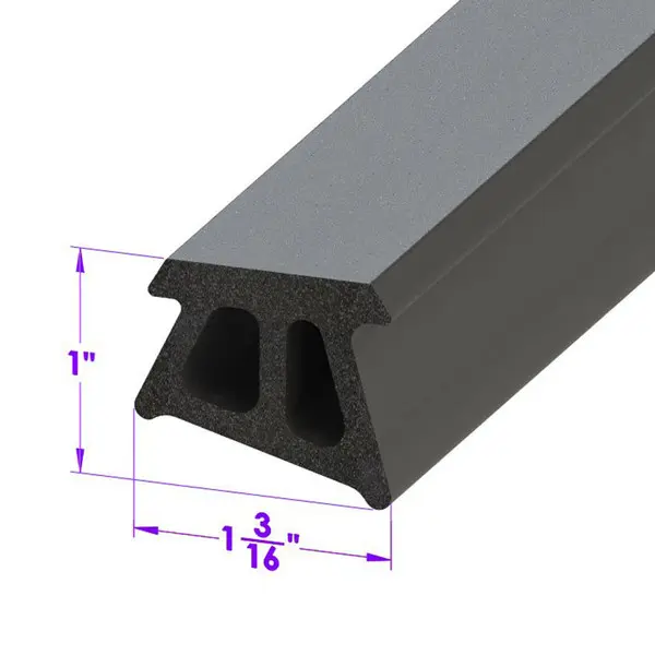 SUPERsoft Roof Rail Seals for 2-Door Hardtop. Pair RR 101-C
